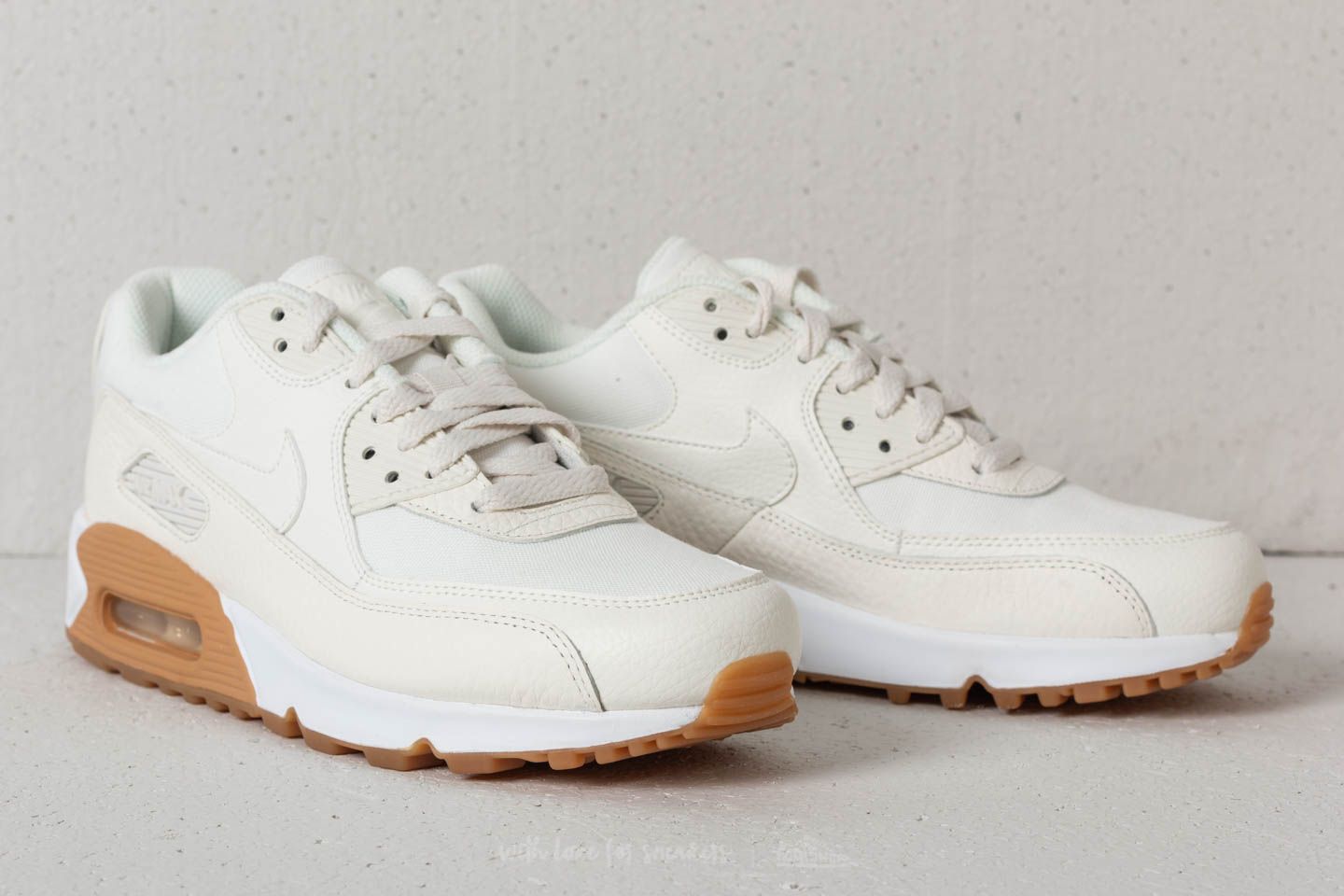 Damen Sneaker und Schuhe Nike Air Max 90 Premium WMNS Sail Sail Gum Light Brown Footshop