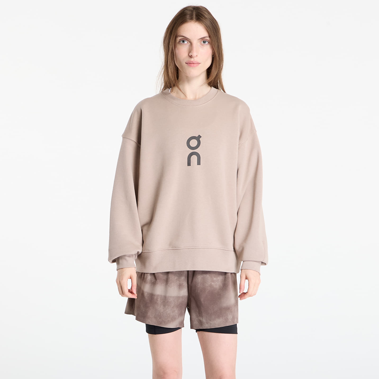 Sweatshirt On Club Crew Brown M