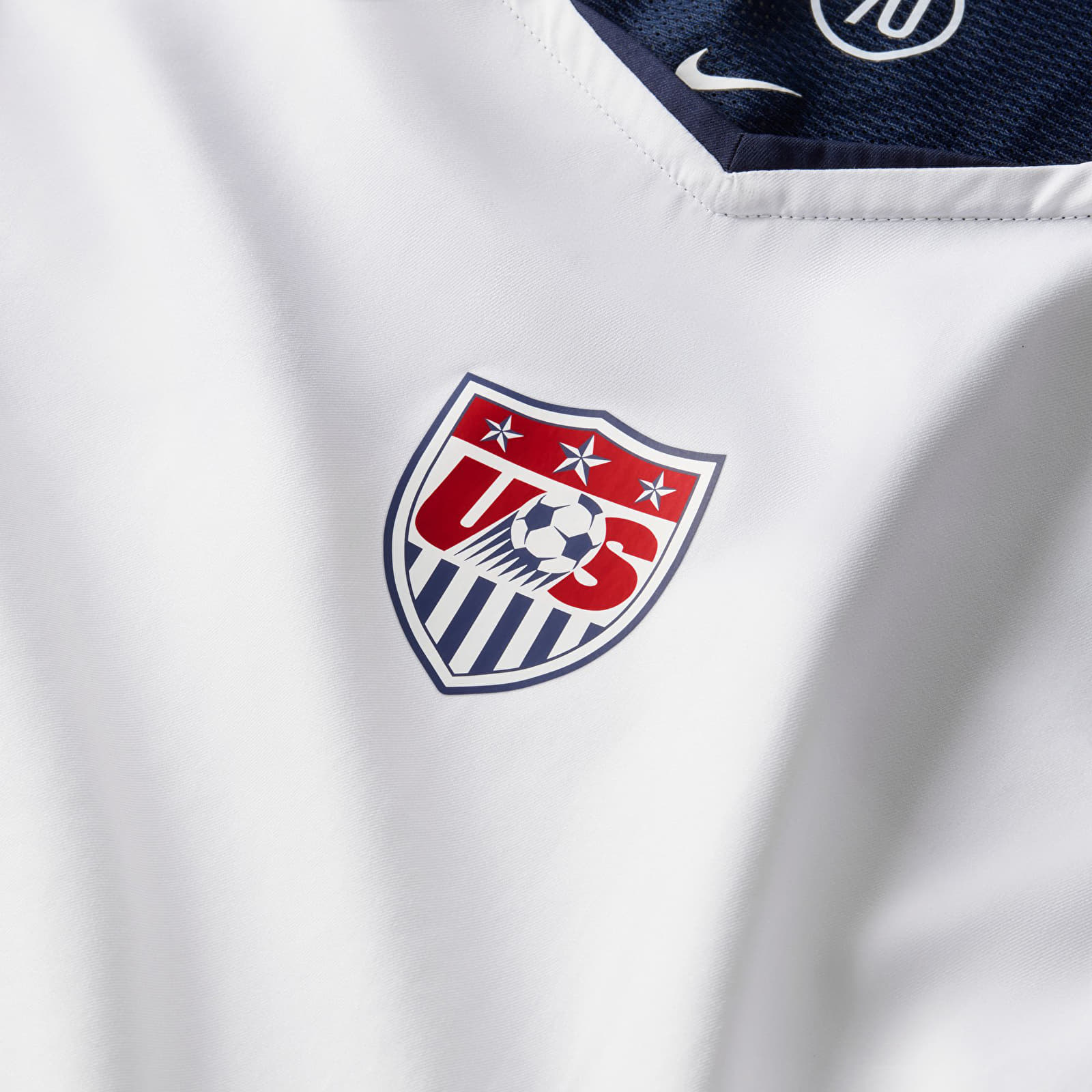 Men's jerseys Nike USMNT 2004 Total 90 Reissue Men's Soccer Replica Jersey White/ College Navy/ University Red