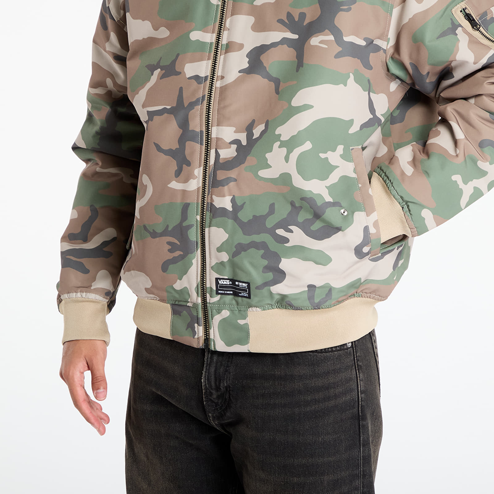 Bomber Jackets Vans Copley Bomber Jacket Vintage Camo