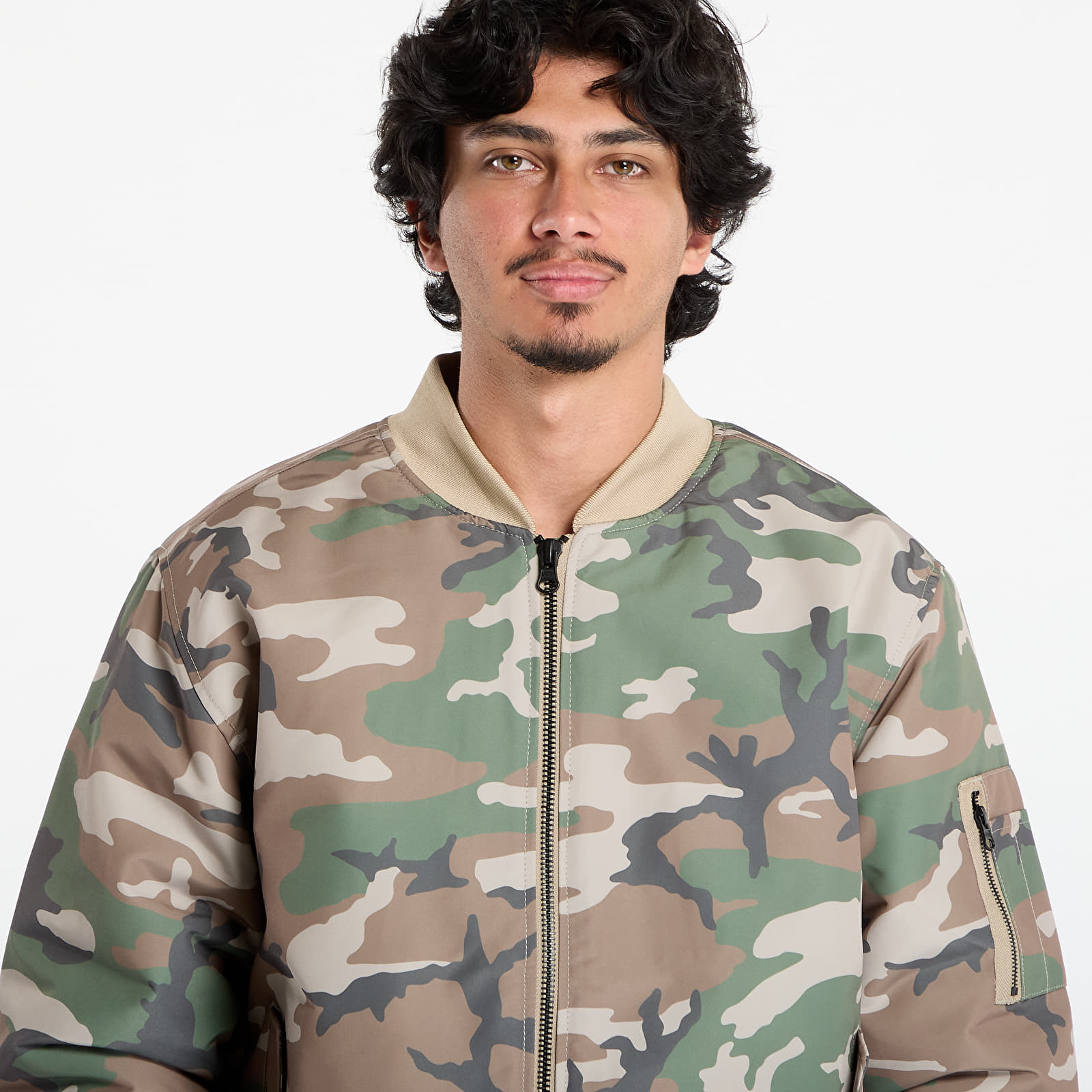 Bomber Jackets Vans Copley Bomber Jacket Vintage Camo