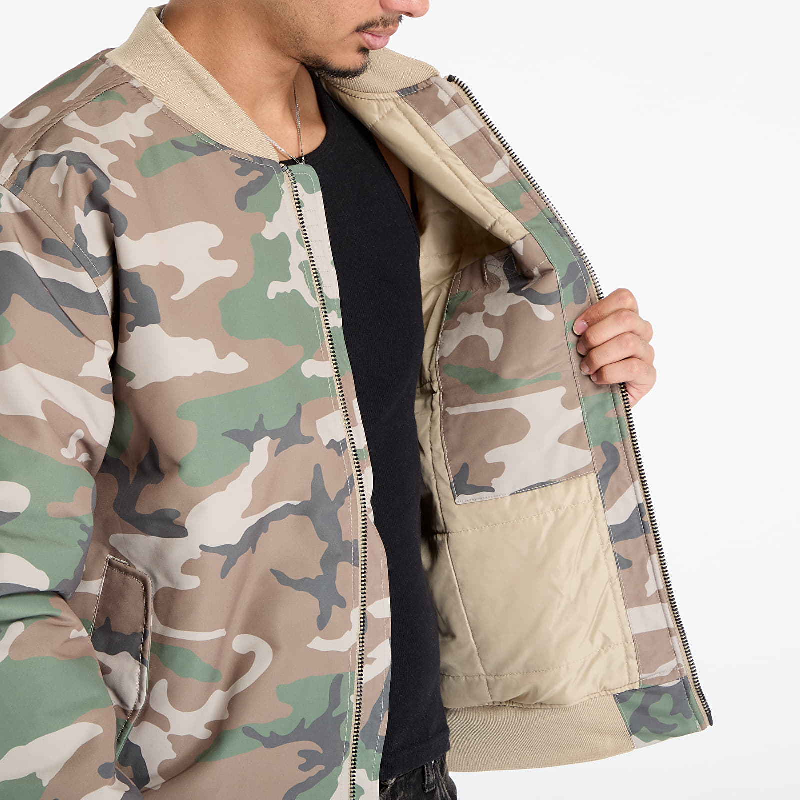 Bomber Jackets Vans Copley Bomber Jacket Vintage Camo