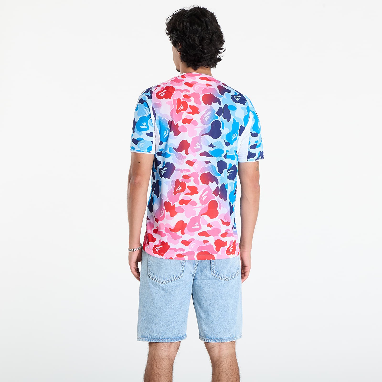 Μπλούζες adidas x BAPE FB JERSEY Shock Blue