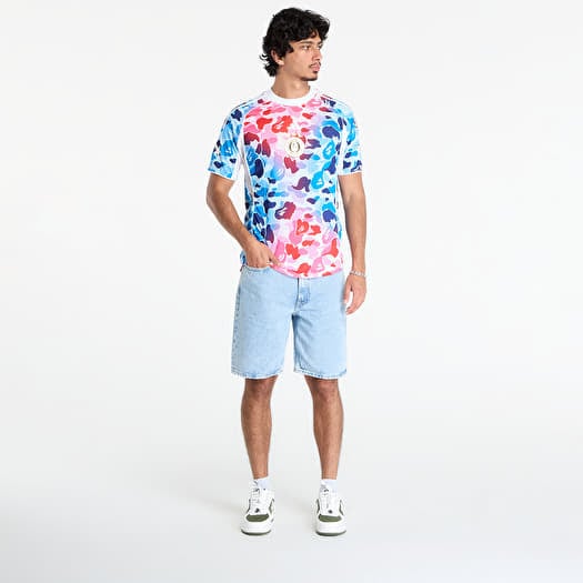 トップス adidas A BATHING BAPE Jersey Shock Blue T-shirts adidas x BAPE FB JERSEY Shock Blue | Footshop