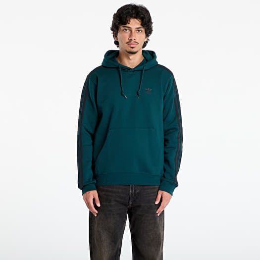 adidas Adicolor Classics 3-Stripes Hoodie Aurora Ivy/ Black