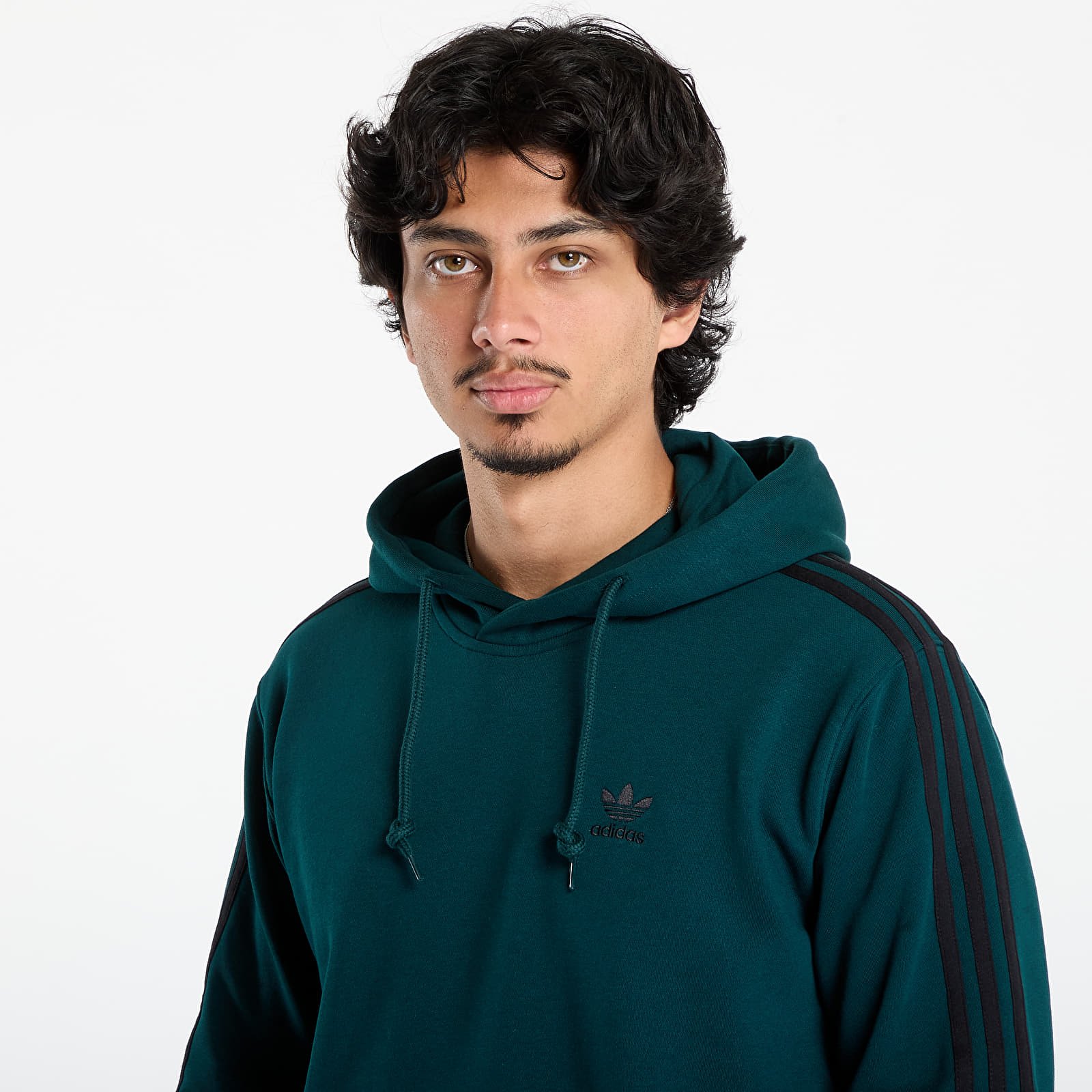 Hoodies and sweatshirts adidas Adicolor Classics 3-Stripes Hoodie Aurora Ivy/ Black
