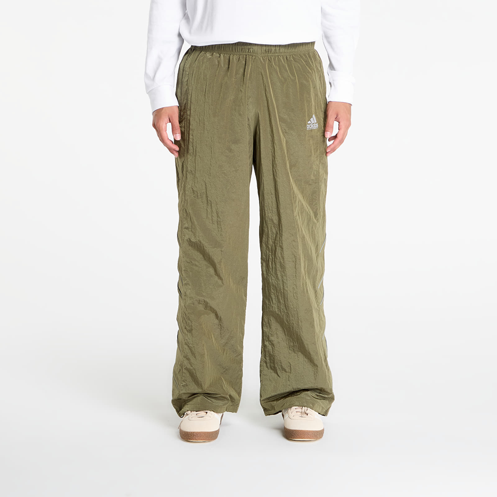 Pants adidas Equipment Football Track Pant Focus Olive/ Lucid Pink XL