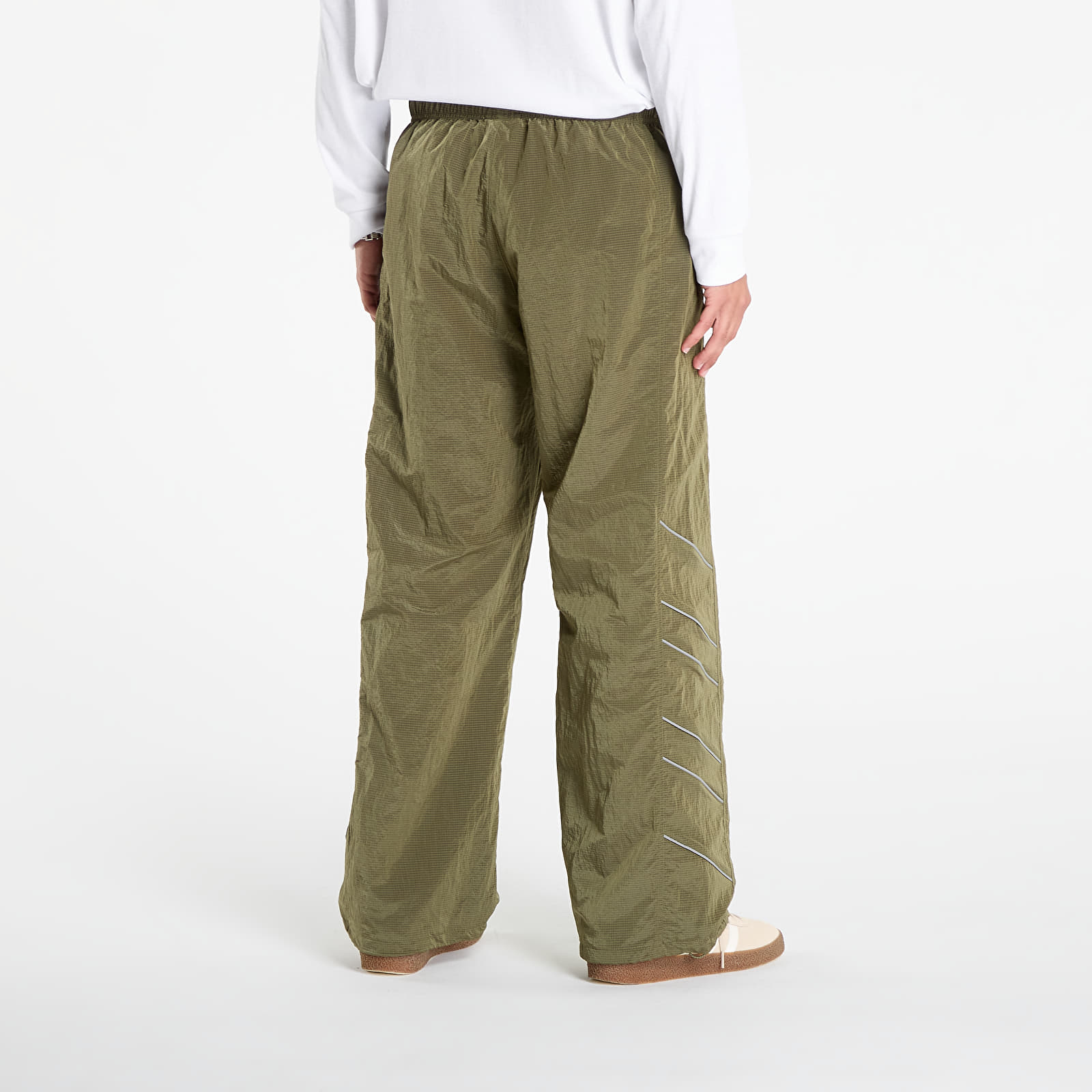 Nadrágok adidas Equipment Football Track Pant Focus Olive/ Lucid Pink