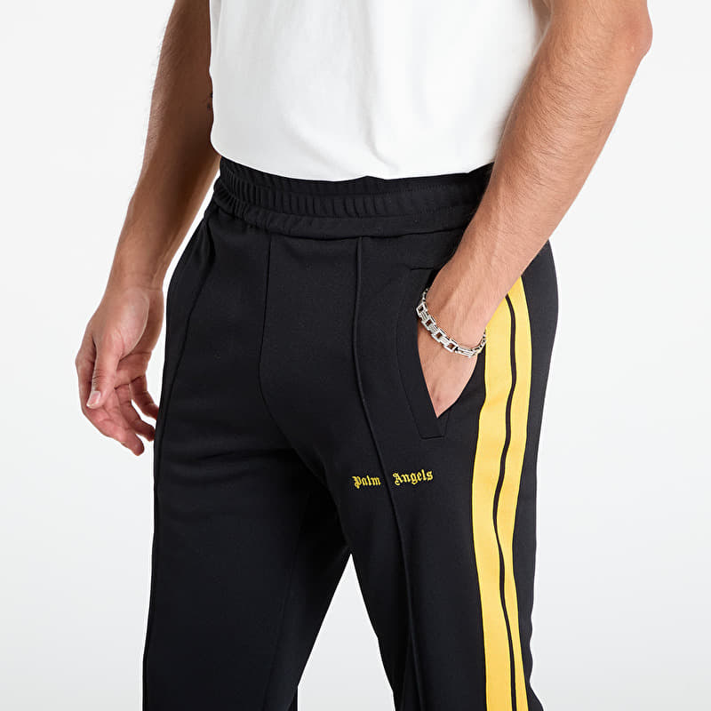 Palm Angels Classic Logo Color Track Pant Black/ Yellow | Footshop