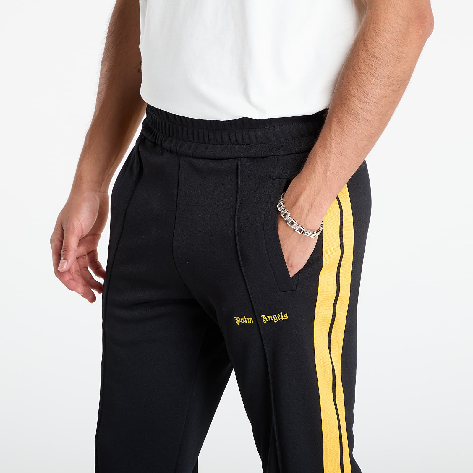 Melegítő Palm Angels Classic Logo Color Track Pant Black/ Yellow