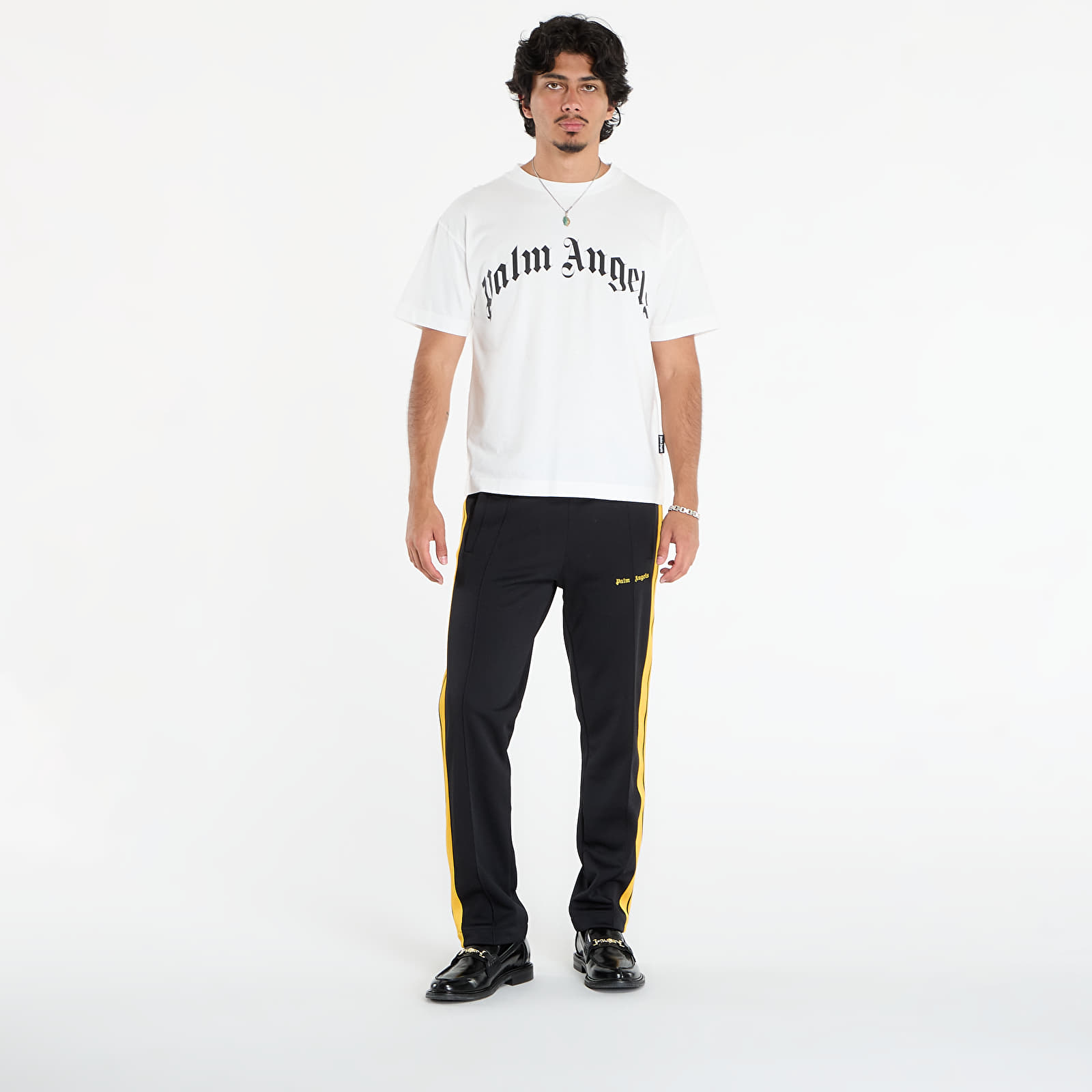 Melegítő Palm Angels Classic Logo Color Track Pant Black/ Yellow