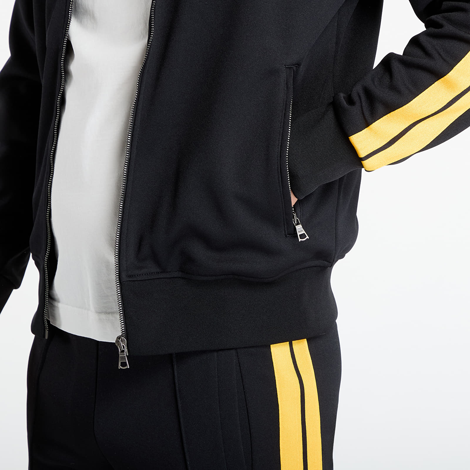 Jackets Palm Angels Classic Logo Color Track Jacket Black/ Yellow