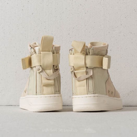 Women s shoes Nike W SF Air Force 1 MID Fossil Fossil Sail Sail Footshop