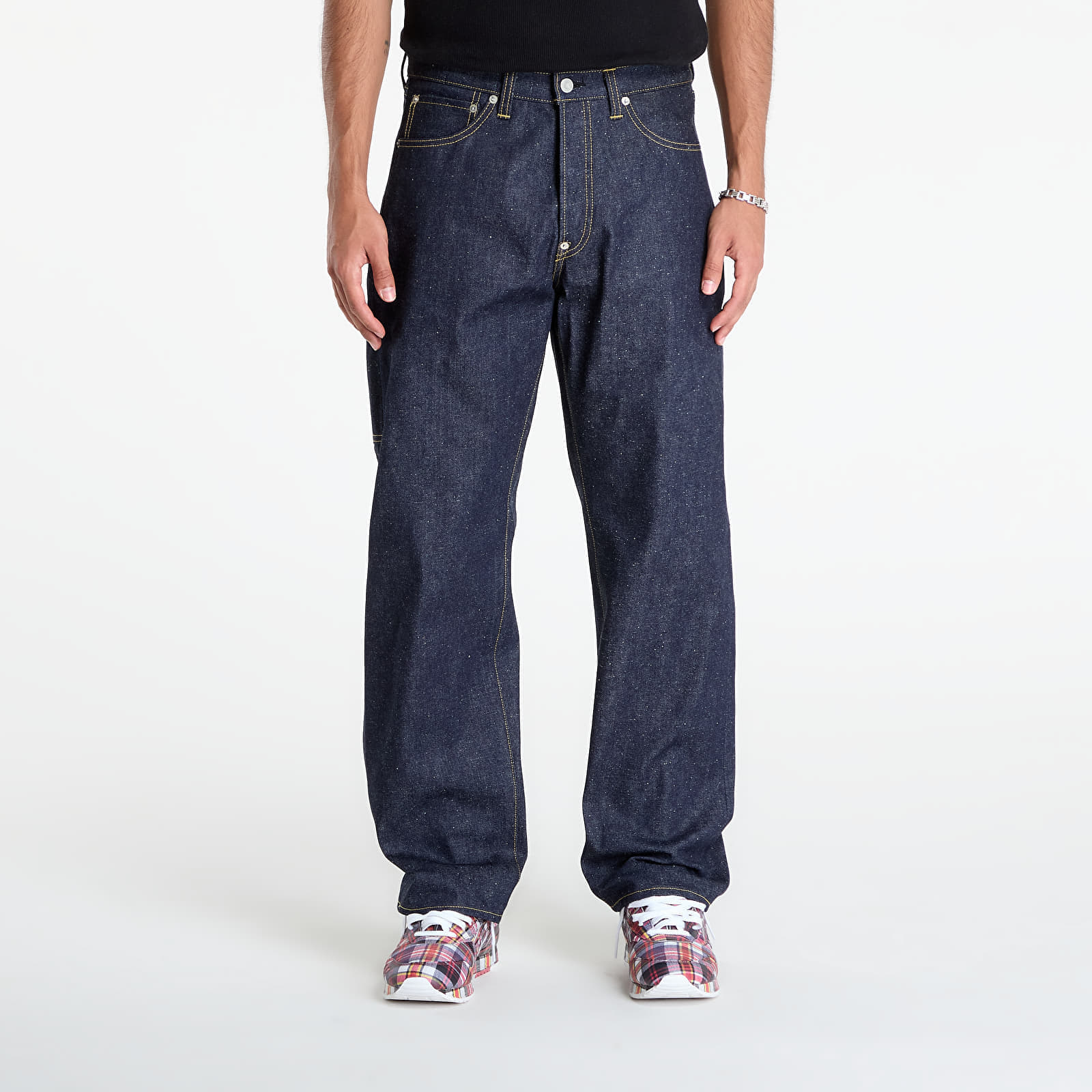 Blugi HUMAN MADE Straight Denim Pants Past Indigo 32