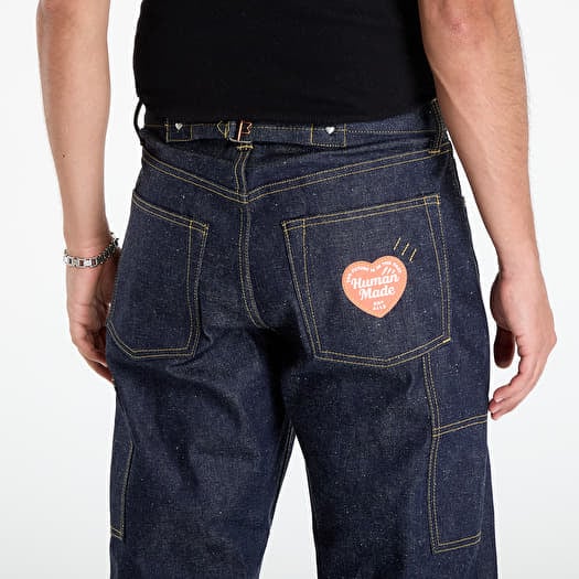 Men's jeans HUMAN MADE Straight Denim Pants Past Indigo | Footshop