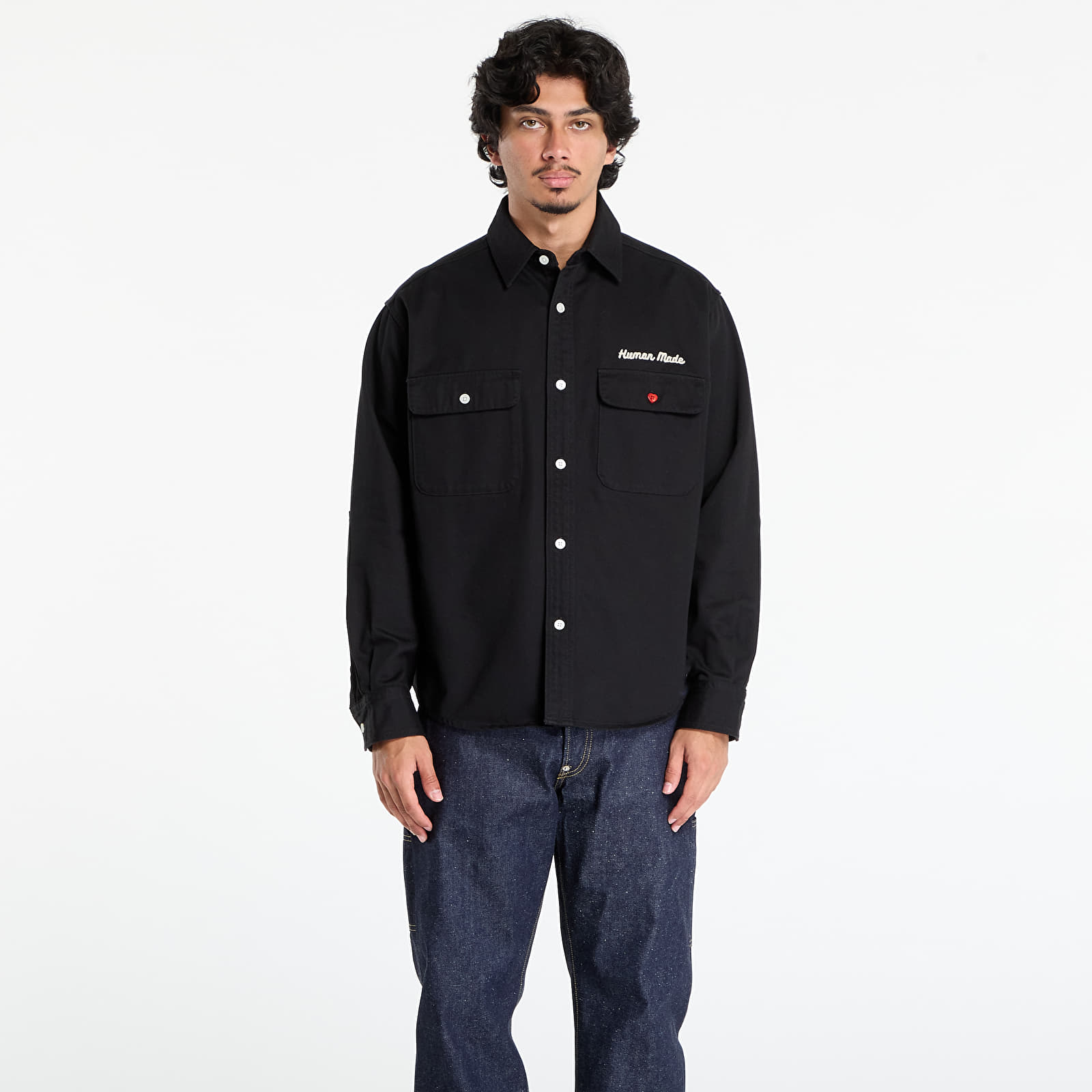 Paidat HUMAN MADE Oversized Shirt Black