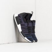 Originals womens nmd_r1 stlt primeknit trainers core black/ash pink/noble indigo hotsell