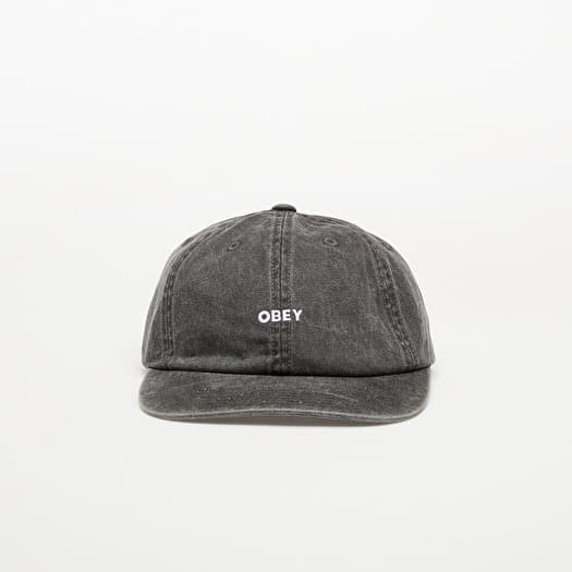 Mütze OBEY Pigment Bold 6 Panel Strapback Pigment Black