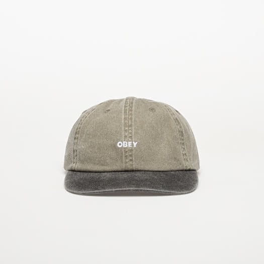 Mütze OBEY Pigment Bold 6 Panel Strapback Pigment Olive Multi
