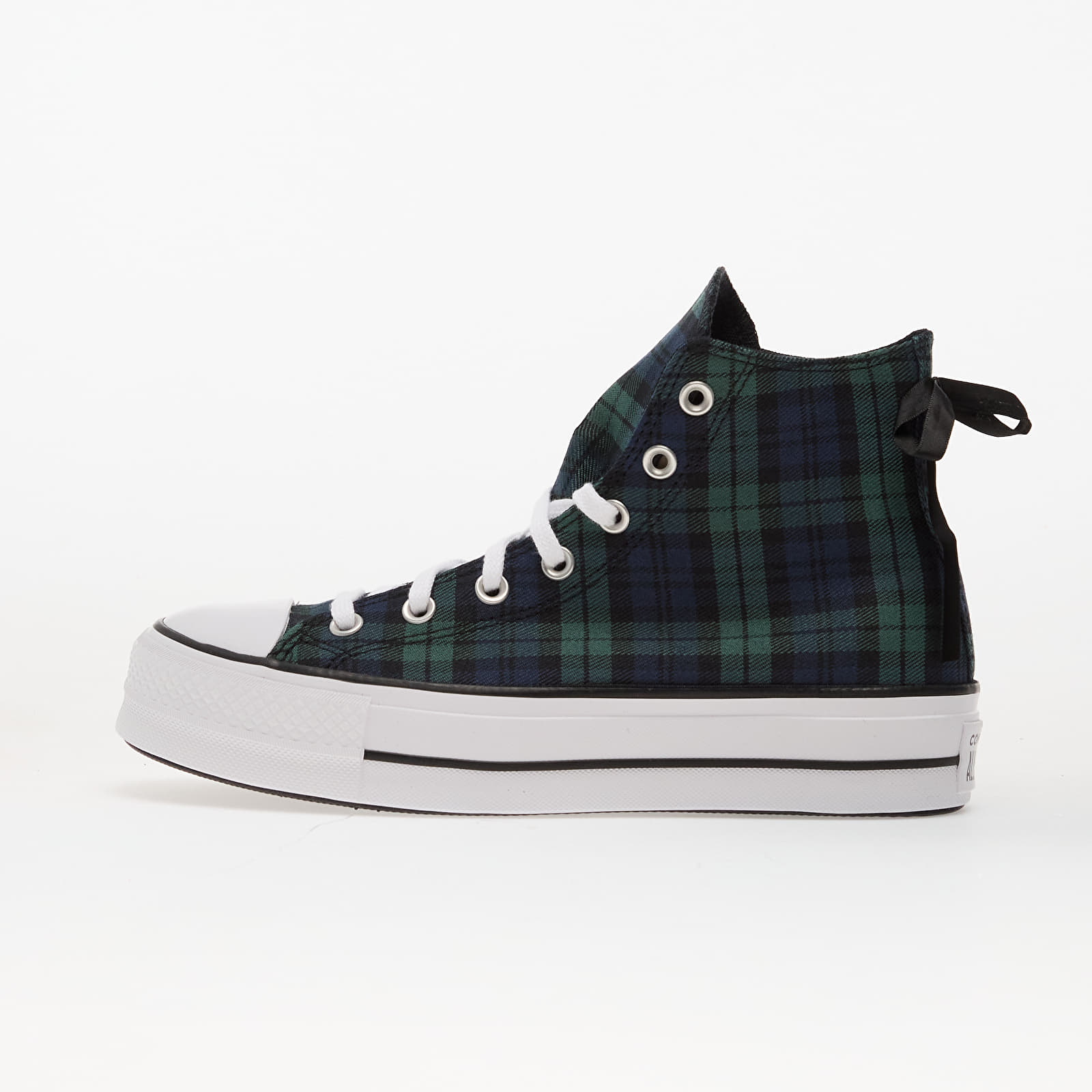 Women's shoes Converse Chuck Taylor All Star Lift Platform Plaid Hi Navy/ Black/ White