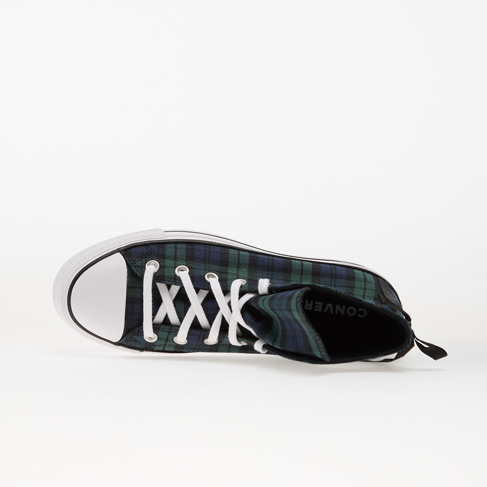 Women's shoes Converse Chuck Taylor All Star Lift Platform Plaid Hi Navy/ Black/ White