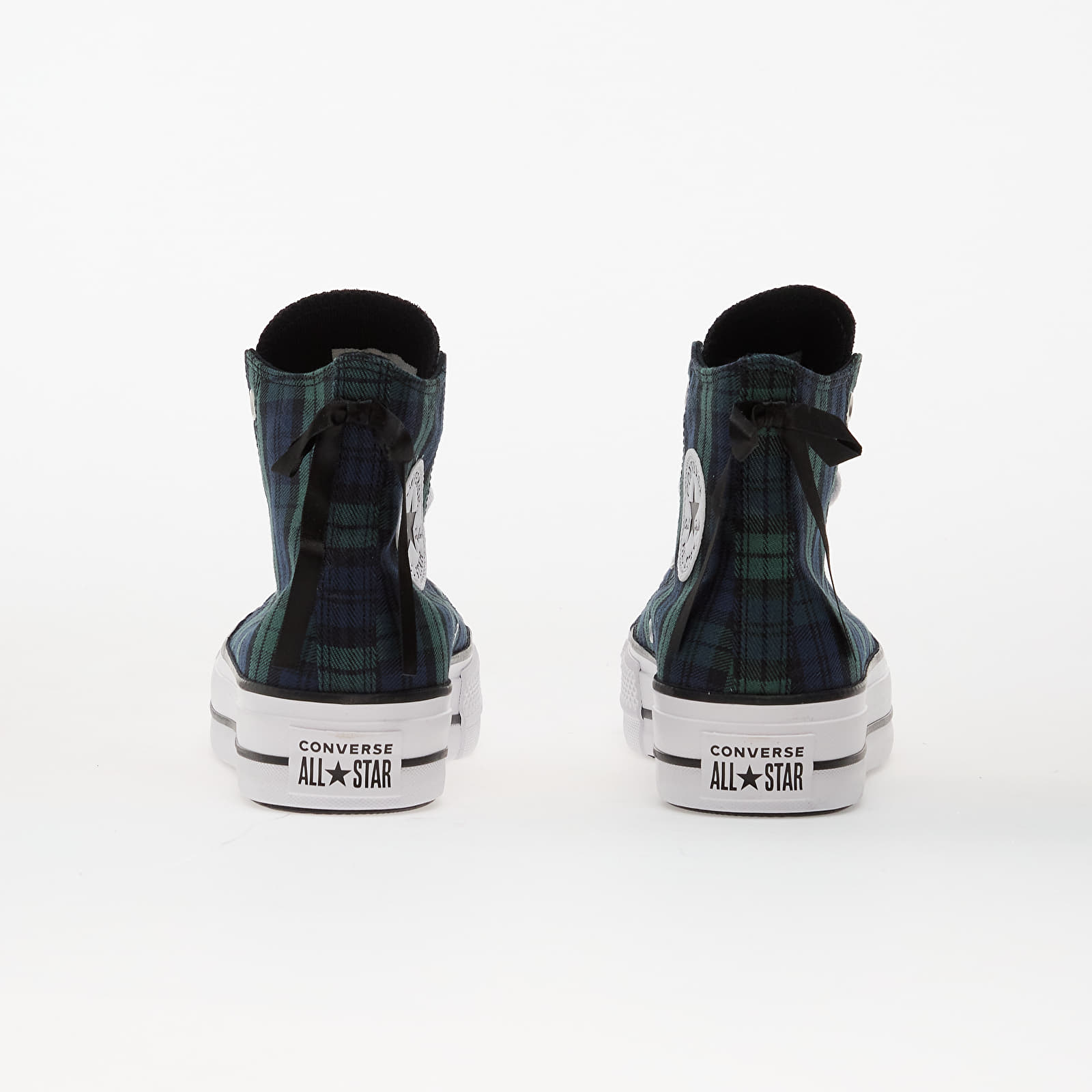 Women's shoes Converse Chuck Taylor All Star Lift Platform Plaid Hi Navy/ Black/ White