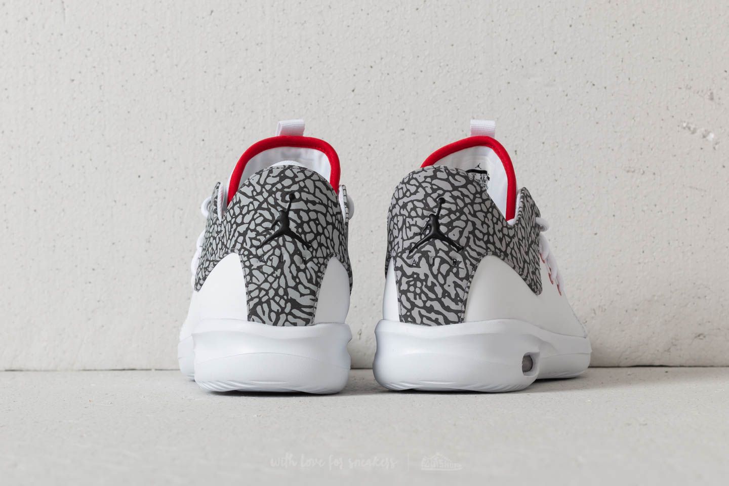 Men s shoes Air Jordan First Class White Fire Red Cement Grey Footshop