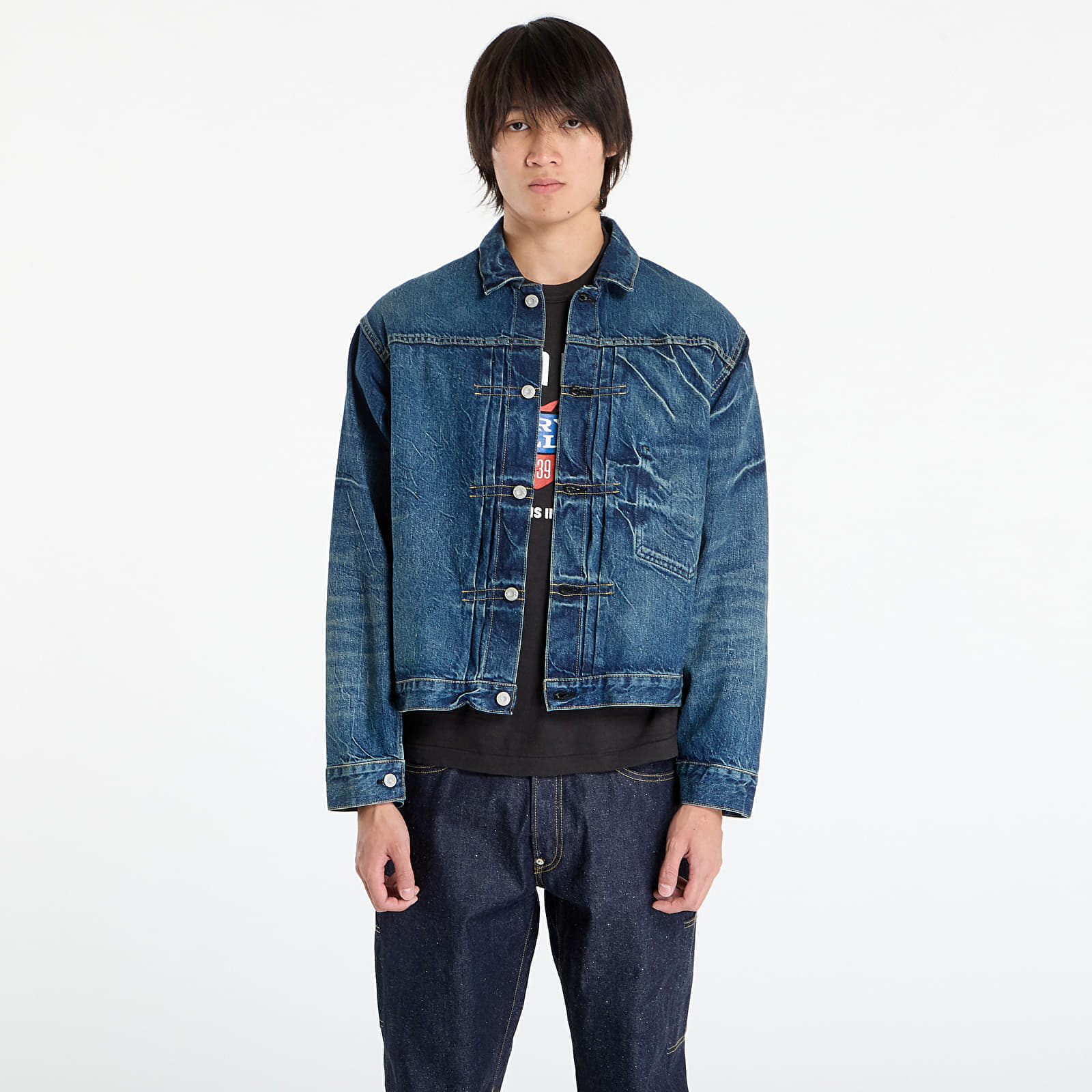 Jachetă HUMAN MADE Denim Work Jacket Future Indigo XXL