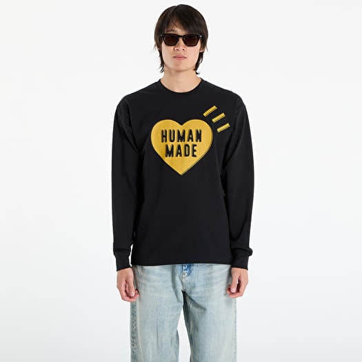 T-paita HUMAN MADE Graphic L/S T-Shirt Black