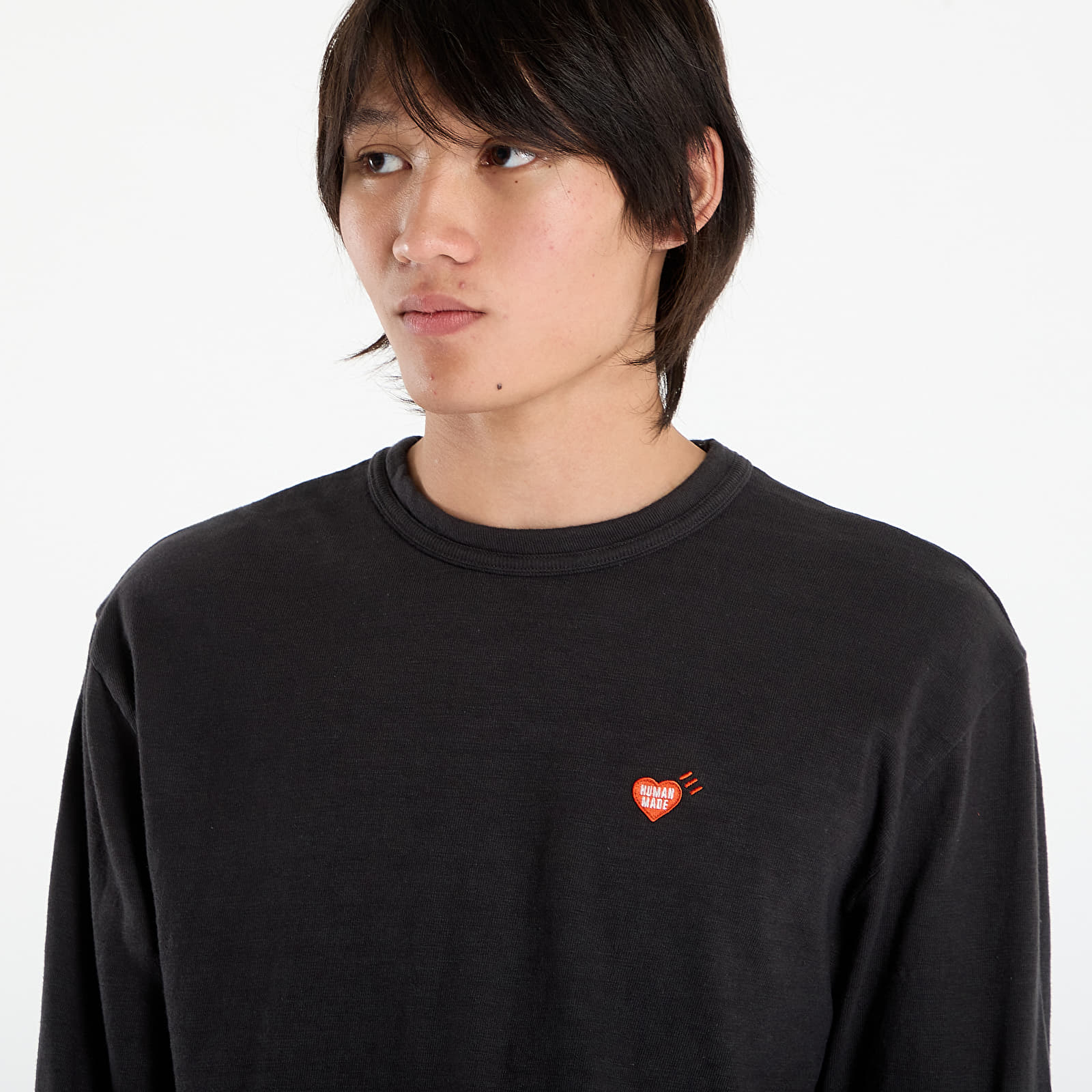 T-paidat HUMAN MADE Graphic L/S T-Shirt Black