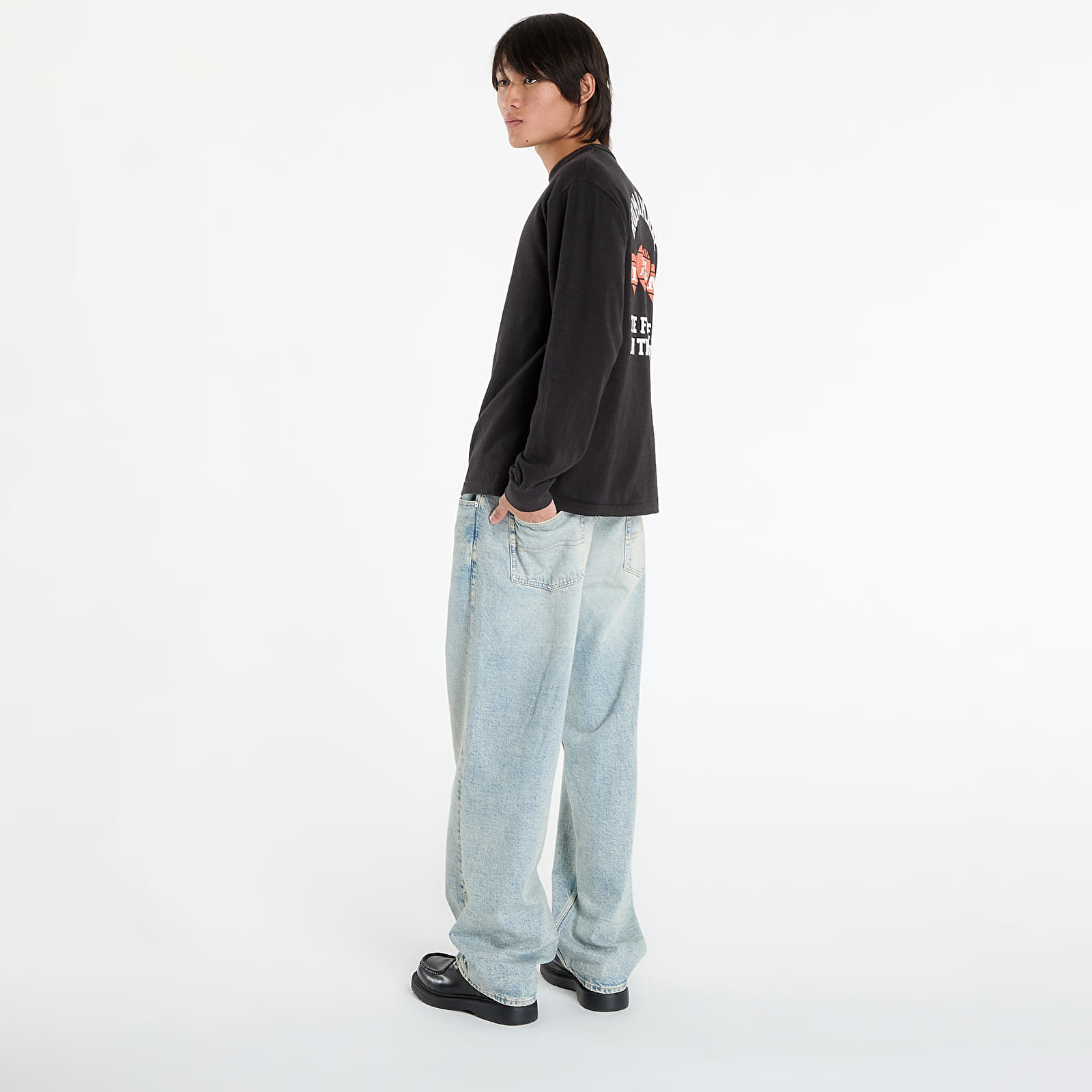 T-paidat HUMAN MADE Graphic L/S T-Shirt Black