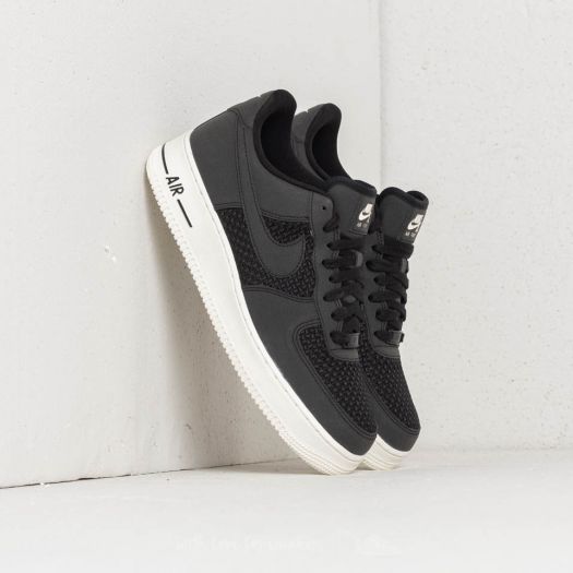 Men s shoes Nike Air Force 1 Low Black Black Sail Footshop