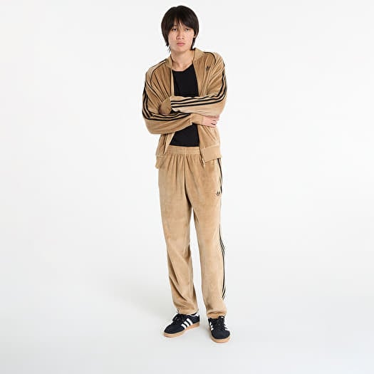 Jogger Pants adidas SST Adicolor Velour Track Pants Cardboard