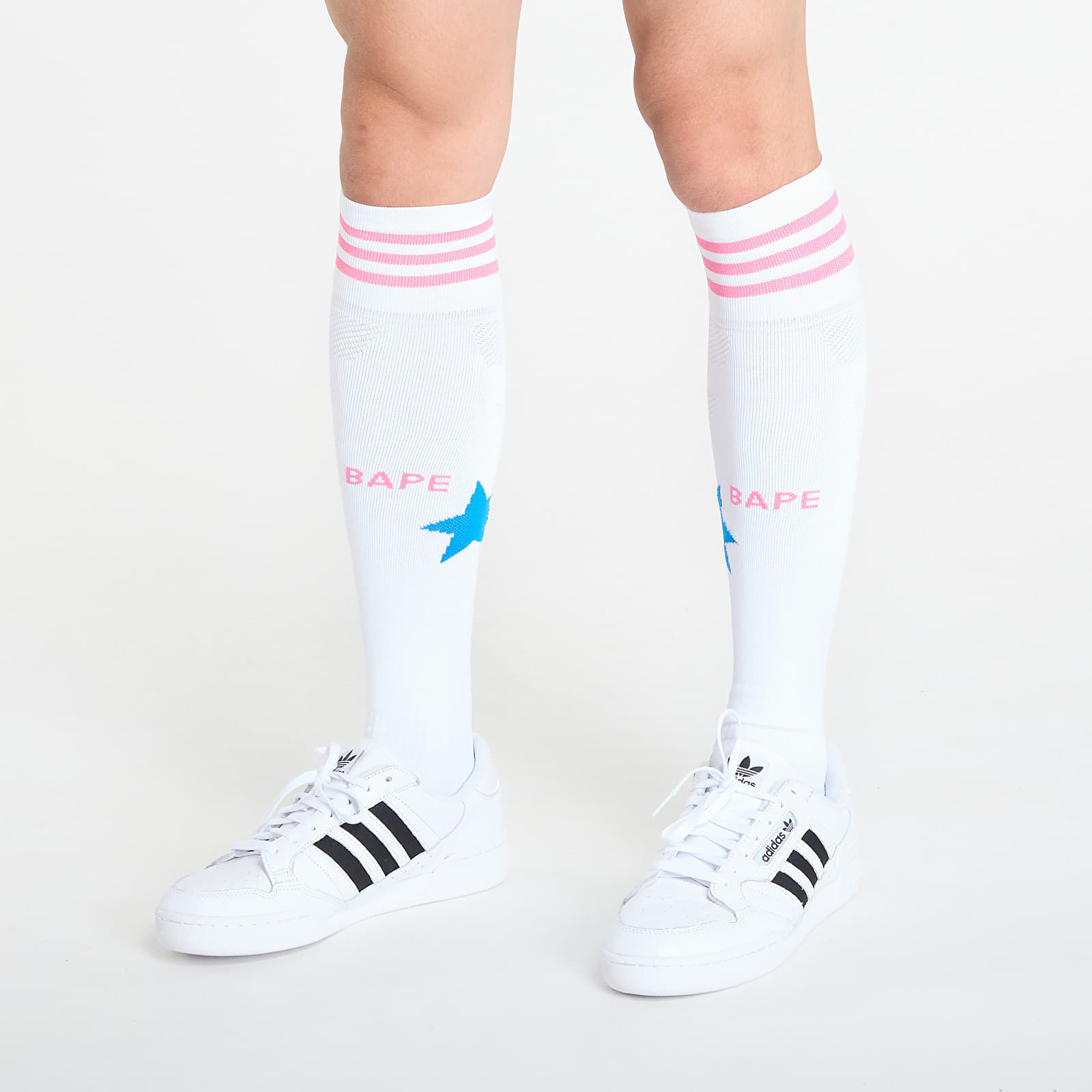 Șosete adidas x BAPE FB Socks 1-Pack White XL