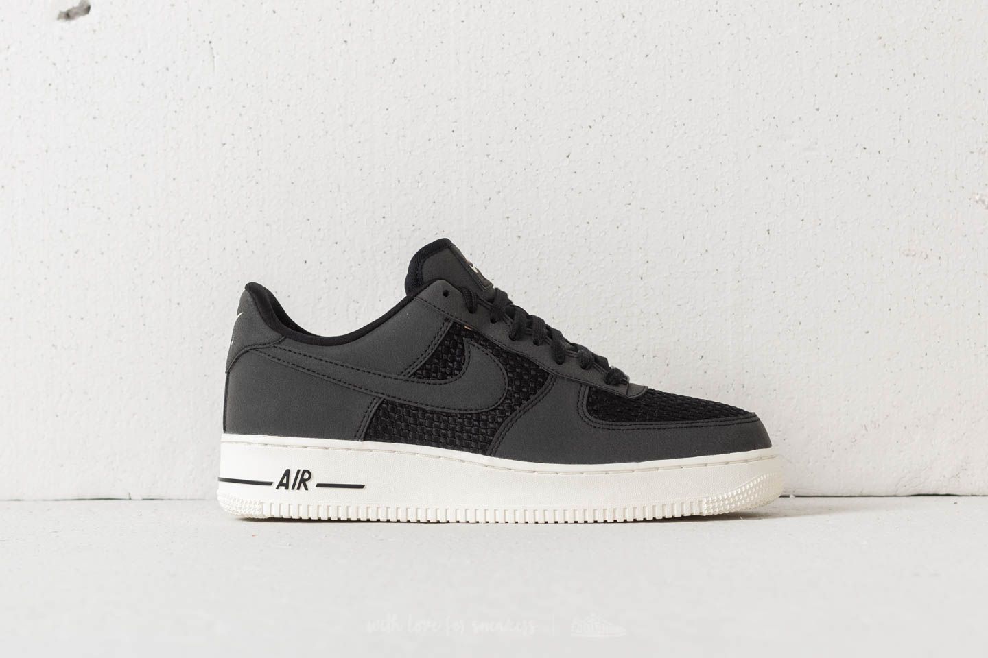 Férfi cipők Nike Air Force 1 Low Black/ Black-Sail