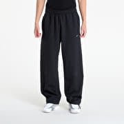 Nike Solo Swoosh Men's Fleece Open-Hem Pants Black/ Black/ White