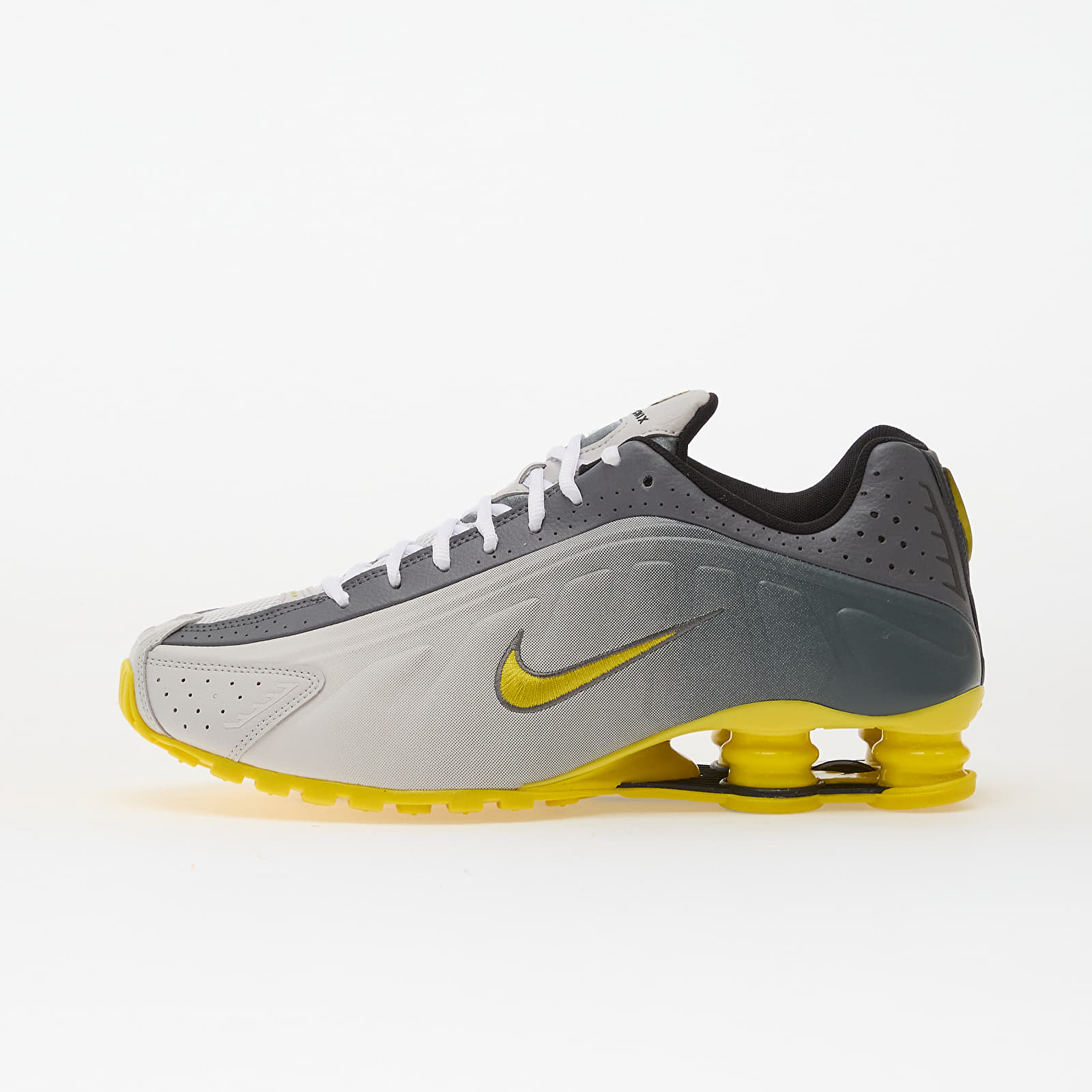 Men's shoes Nike Shox R4 Se Vast Grey/ Brt Citron-Lt Graphite-Smoke Grey-White-Black