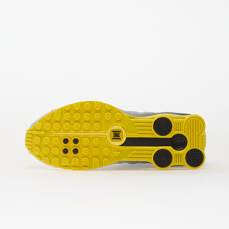 Nike Shox R4 Se Vast Grey/ Brt Citron-Lt Graphite-Smoke Grey-White