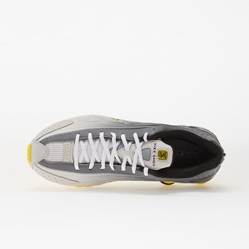 Nike Shox R4 Se Vast Grey/ Brt Citron-Lt Graphite-Smoke Grey-White