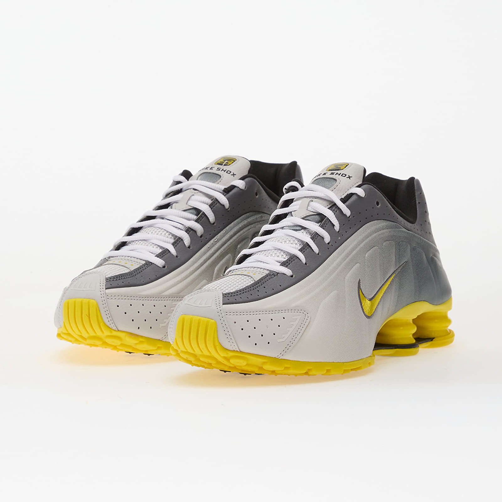 Men's shoes Nike Shox R4 Se Vast Grey/ Brt Citron-Lt Graphite-Smoke Grey-White-Black