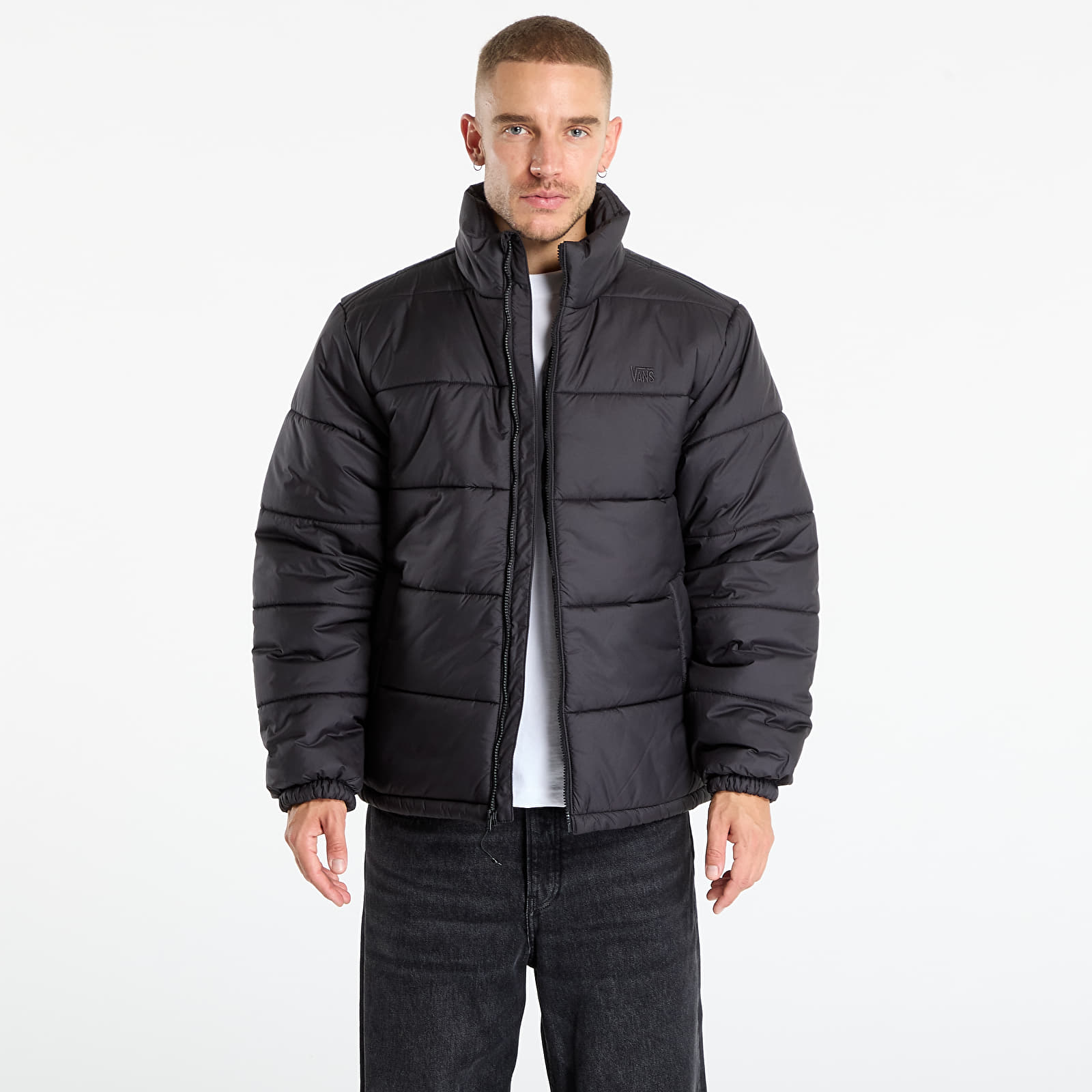 Casacos de homem Vans Hillgate No Hood Puffer Black