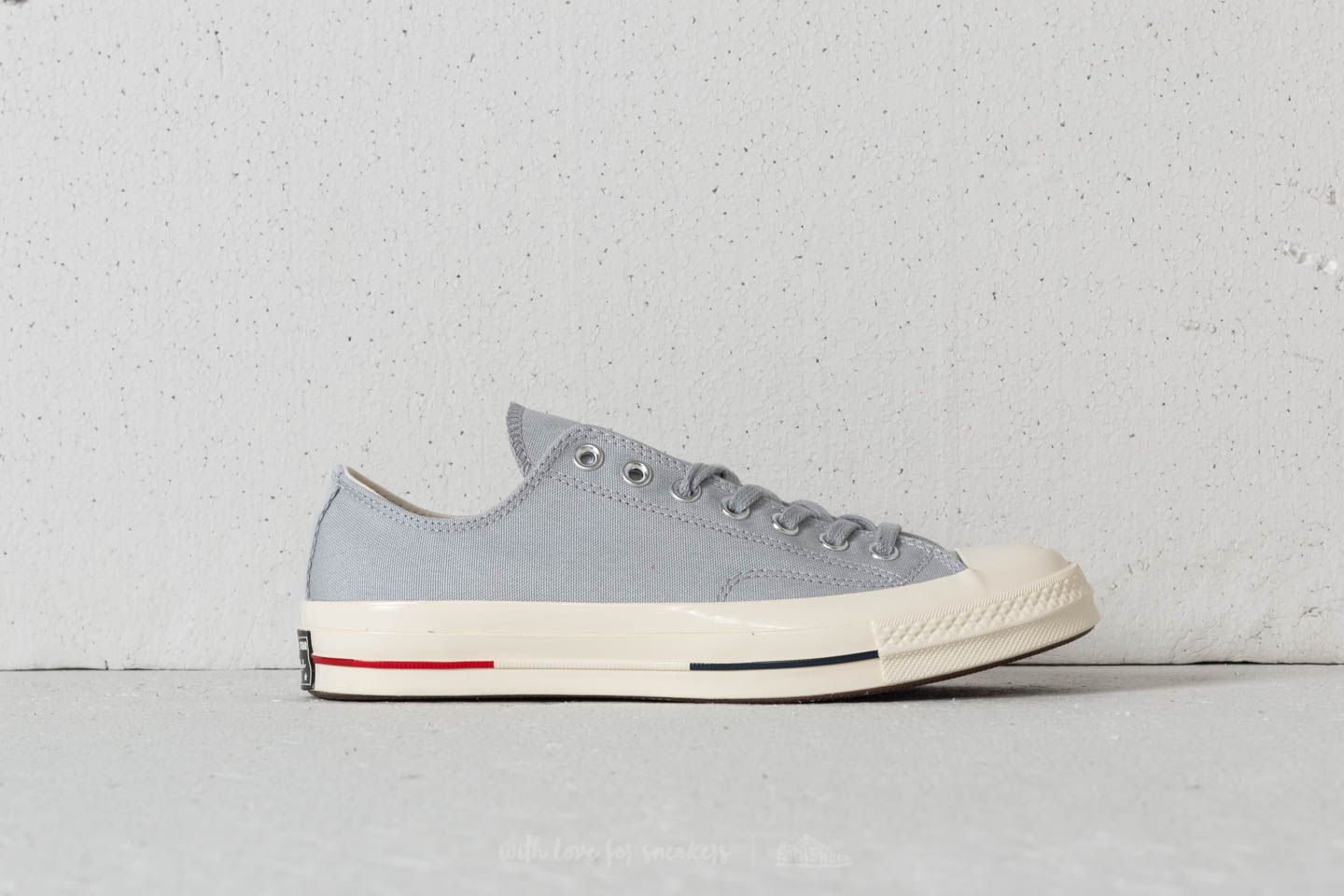 Herresko Converse Chuck Taylor All Star 70 OX Wolf Grey/ Navy/ Gym Red