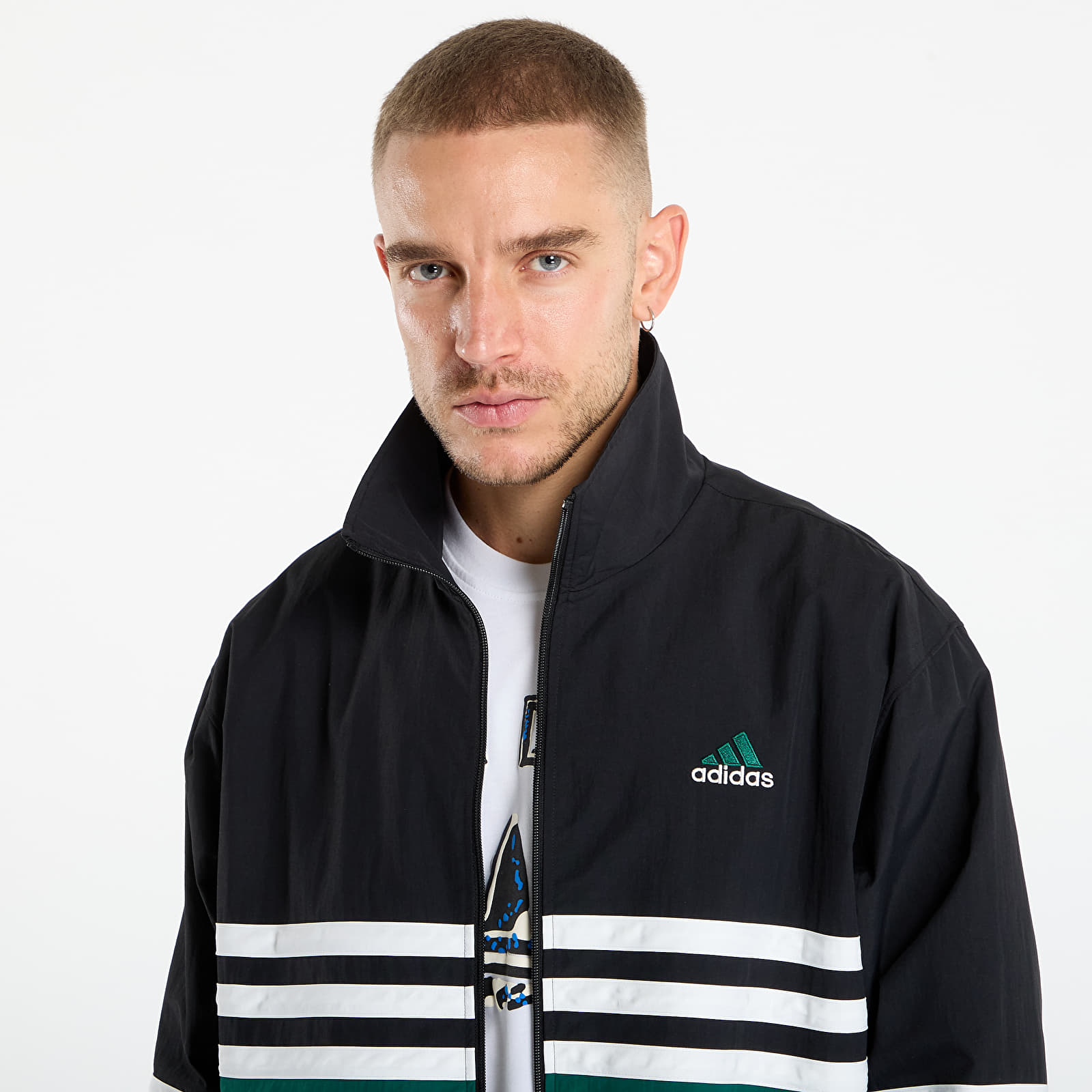 Férfi kabátok adidas Archive Track Top Black