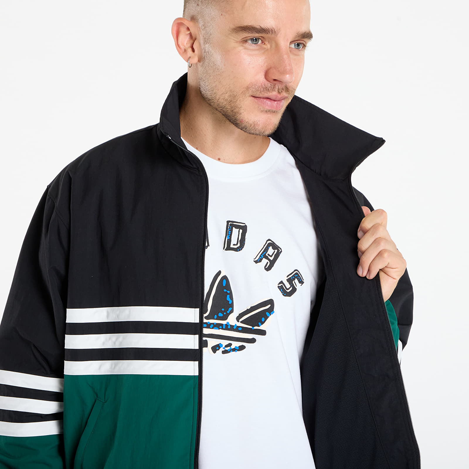 Férfi kabátok adidas Archive Track Top Black