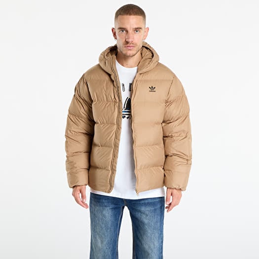 adidas Tonal Hooded Puffer Jacket Cardboard