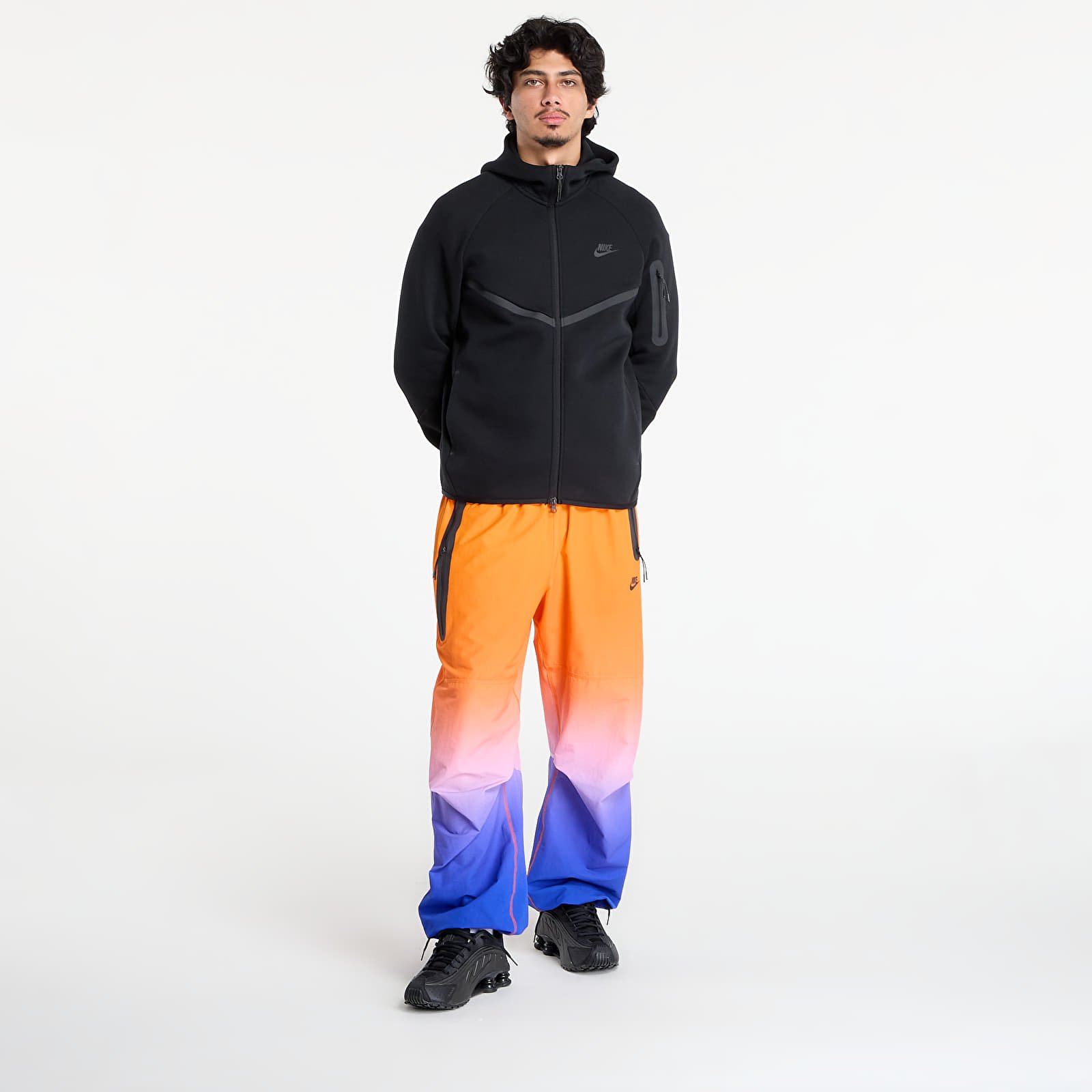 Hoodies and sweatshirts  Nike Tech Men's Fleece Windrunner Full-Zip Jacket Black/ Black