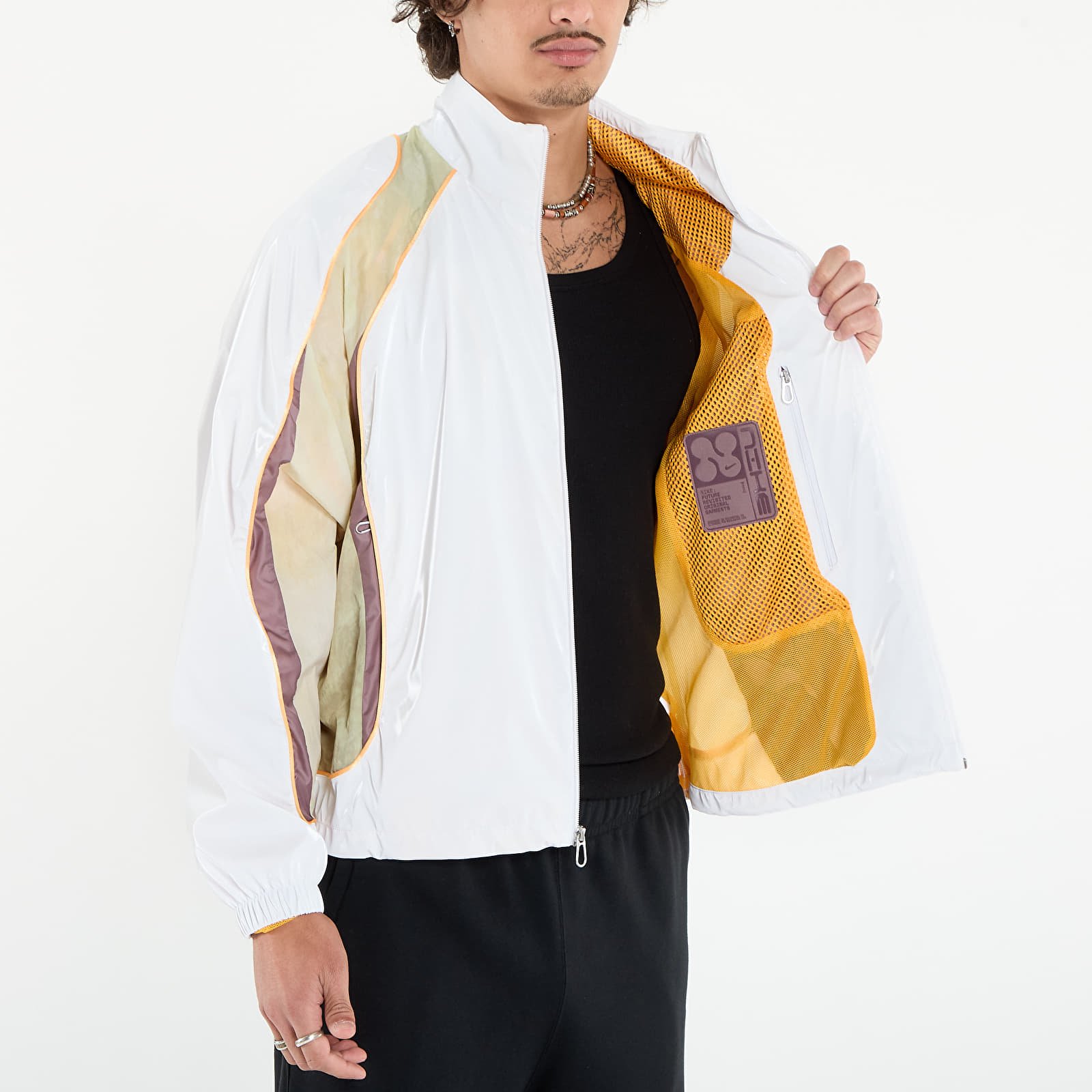 Μπουφάν Nike Project F.R.O.G. Men's Track Jacket White/ Olive Aura/ Taupe Grey/ Sundial