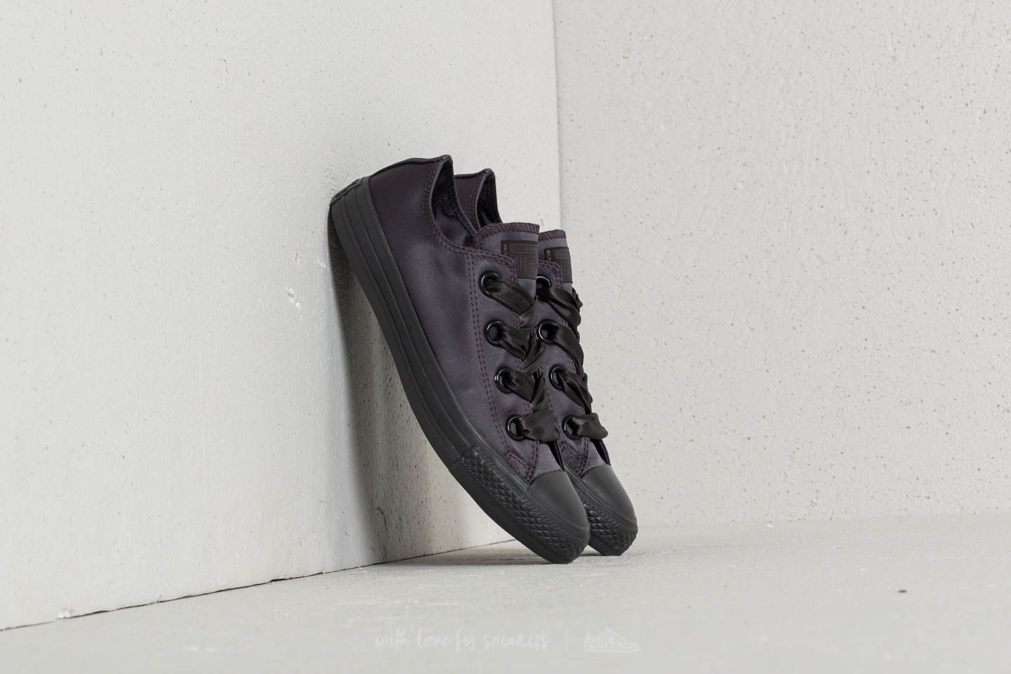 Converse big eyelet black best sale