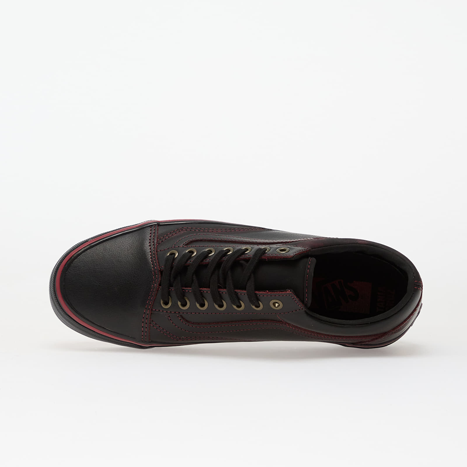 Men's shoes Vans LX Old Skool Leather Dark Red/ Black