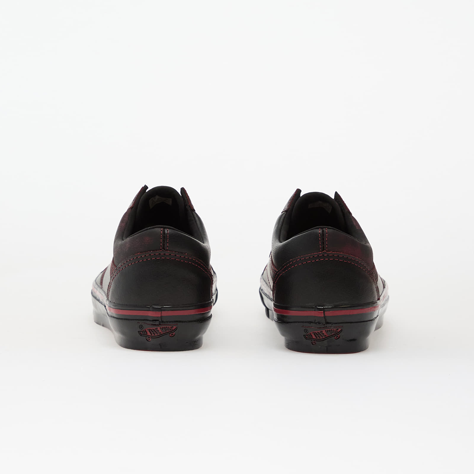 Men's shoes Vans LX Old Skool Leather Dark Red/ Black